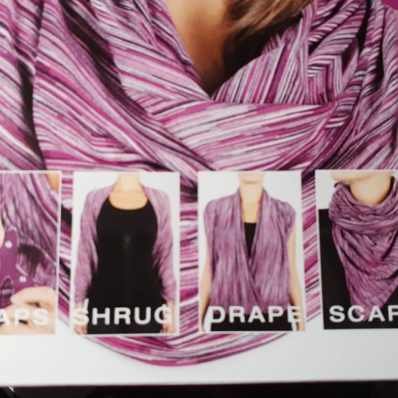 Champion Womens One Size Lightweight Snap Scarf - Picture 2 of 2